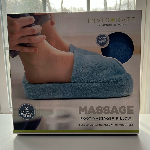 Meridan Point Other - Invigorate by Meridian Point Foot Massager Pillow Slippers NIB